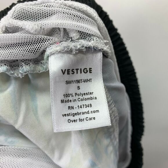 Vestige Mens Tortuga Drawstring Swim Trunks White Multicolor S - Picture 3 of 4